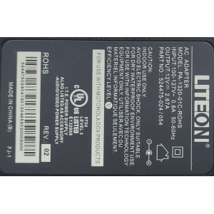 ADAPADOR AC LITEON / NUMERO DE PARTE PA-1320-01C-ROHS / 52447502404130 / INPUT: 100-127 VAC - 0.8A 50/60 HZ / OUTPUT 12 VDC 2.67 A / 524475-024/054	